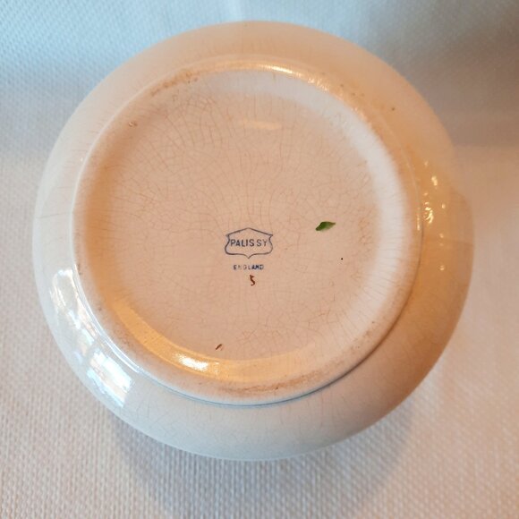 Palissy England Biscuit Jar, Floral Pattern with Hummingbird - Picture 7 of 9